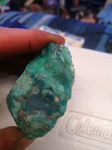 Gem silica chrysocolla old - gem,