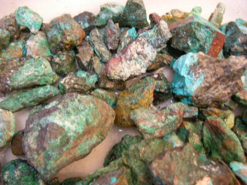 Chrysocolla mine rough arizona - chrysocolla,
