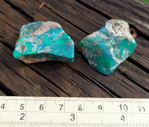 Gem silica chrysocolla rough - silica,